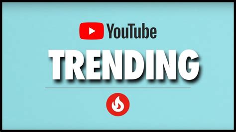 what is trending now today on youtube